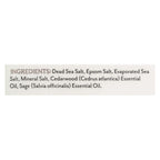 Soothing Touch Cedar Sage Bath Salts | Epsom Salt Soak | Gluten-Free | Case of 6 (8 Oz) | Bulk Pack