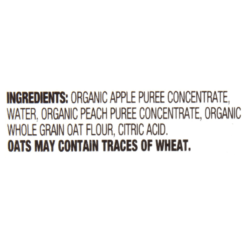 Earth's Best Organic Apple Peach Oatmeal Baby Food Pouch, 3.5 oz (Case of 12)