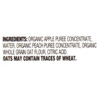 Earth's Best Organic Apple Peach Oatmeal Baby Food Pouch, 3.5 oz (Case of 12)