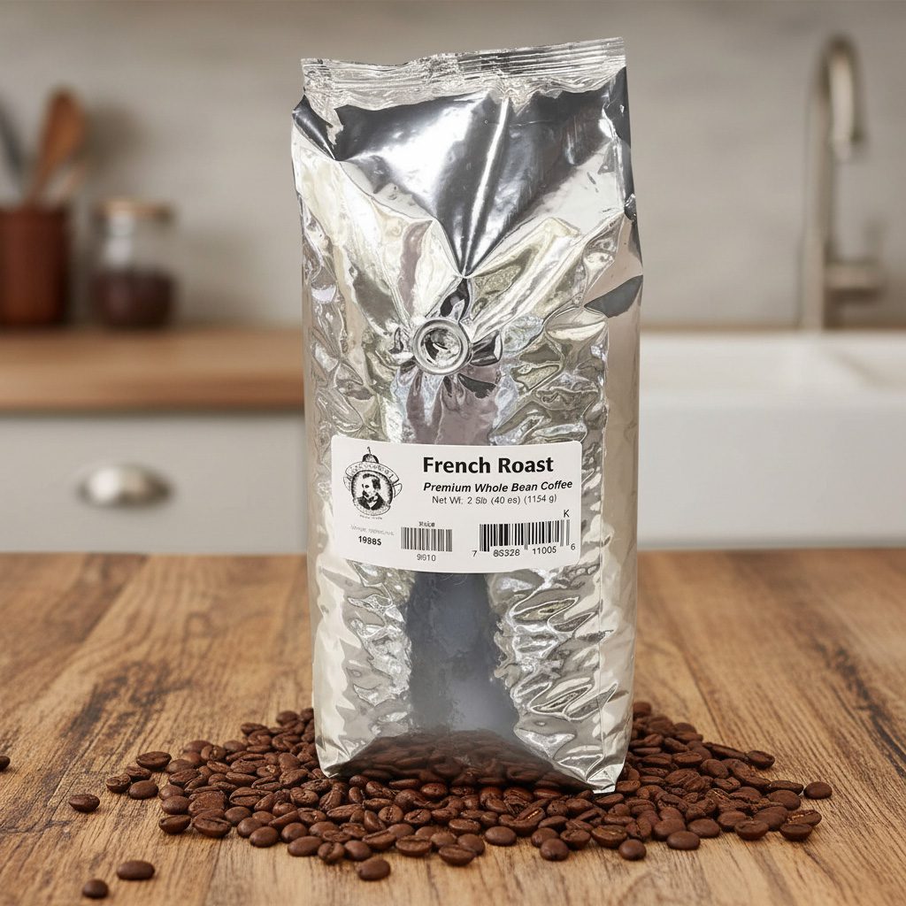 Pear's French Roast Whole Bean Coffee | Pack of 2 | 2.5 lb | Brenmar