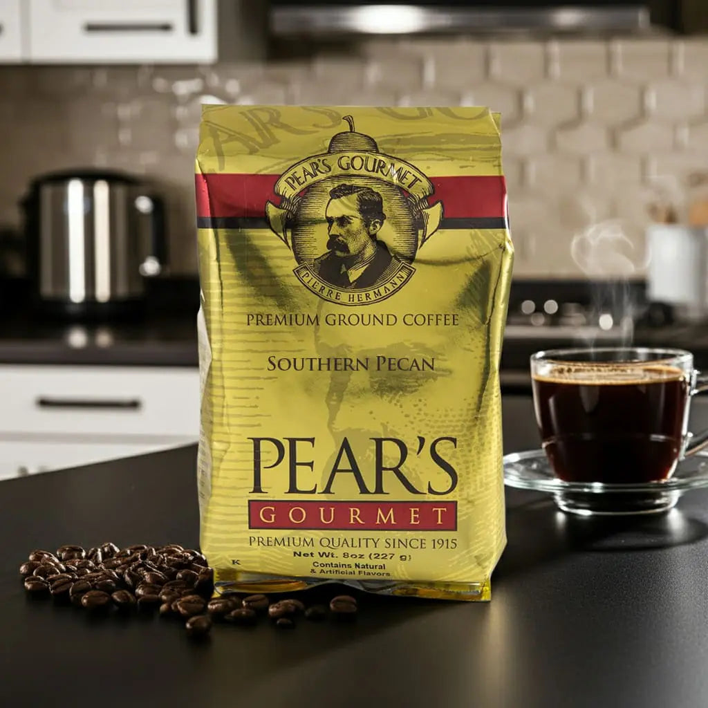 Pear's Southern Pecan Ground Coffee | 8 oz | Brenmar