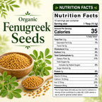 Organic Fenugreek Seeds – Whole Methi for Tempering & Pickling