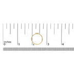 10K Yellow Gold Diamond Accent Initial “A-Z” Ring