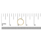 10K Yellow Gold Diamond Accent Initial “A-Z” Ring