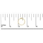 10K Yellow Gold Diamond Accent Initial “A-Z” Ring