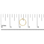 10K Yellow Gold Diamond Accent Initial “A-Z” Ring