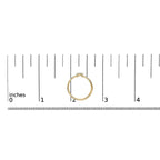 10K Yellow Gold Diamond Accent Initial “A-Z” Ring