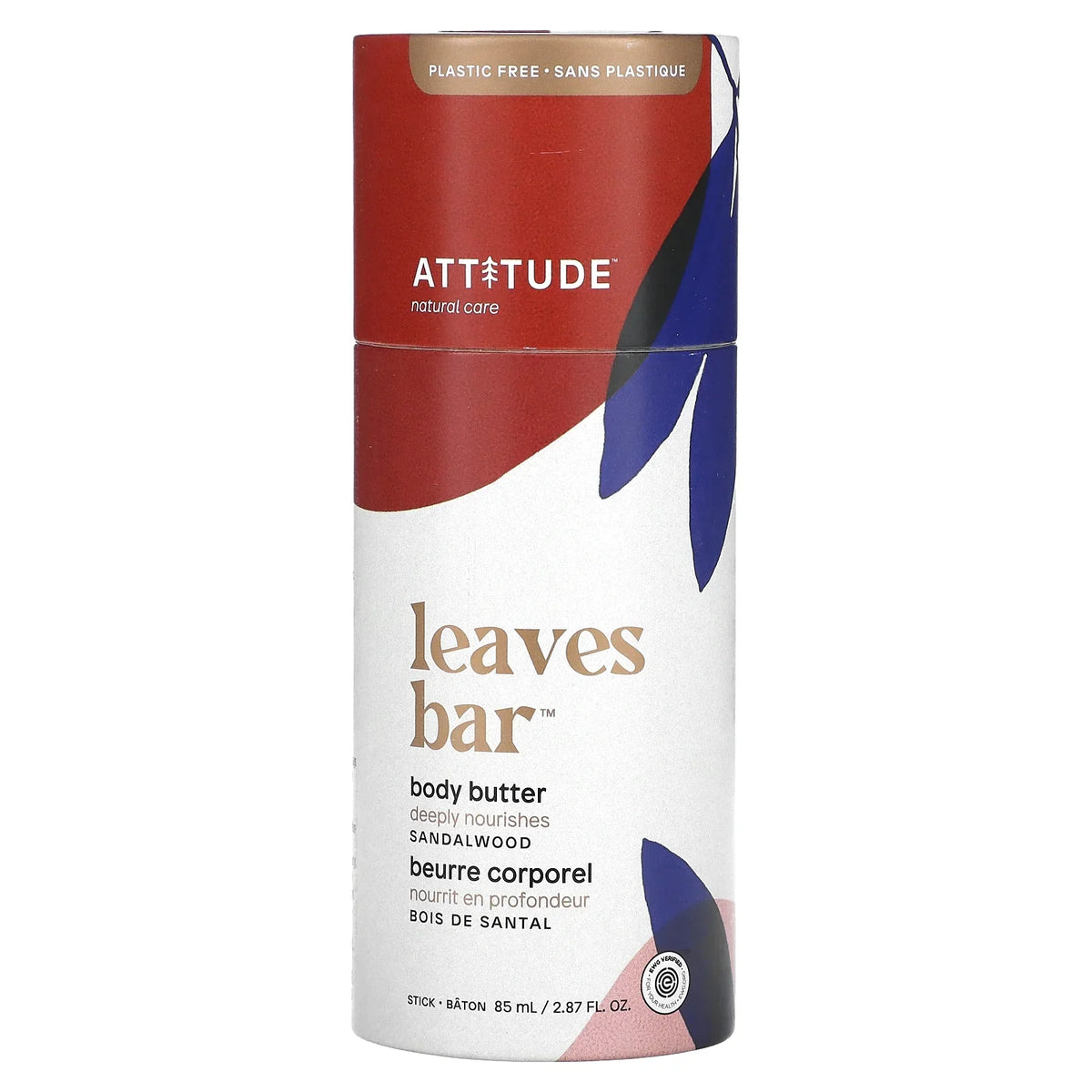 Attitude Sandalwood Body Butter, 2.87 oz