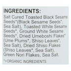 Muso From Japan Organic Umeboshi Furikake Sprinkle, Case of 6, 2.4 Ounce Packs
