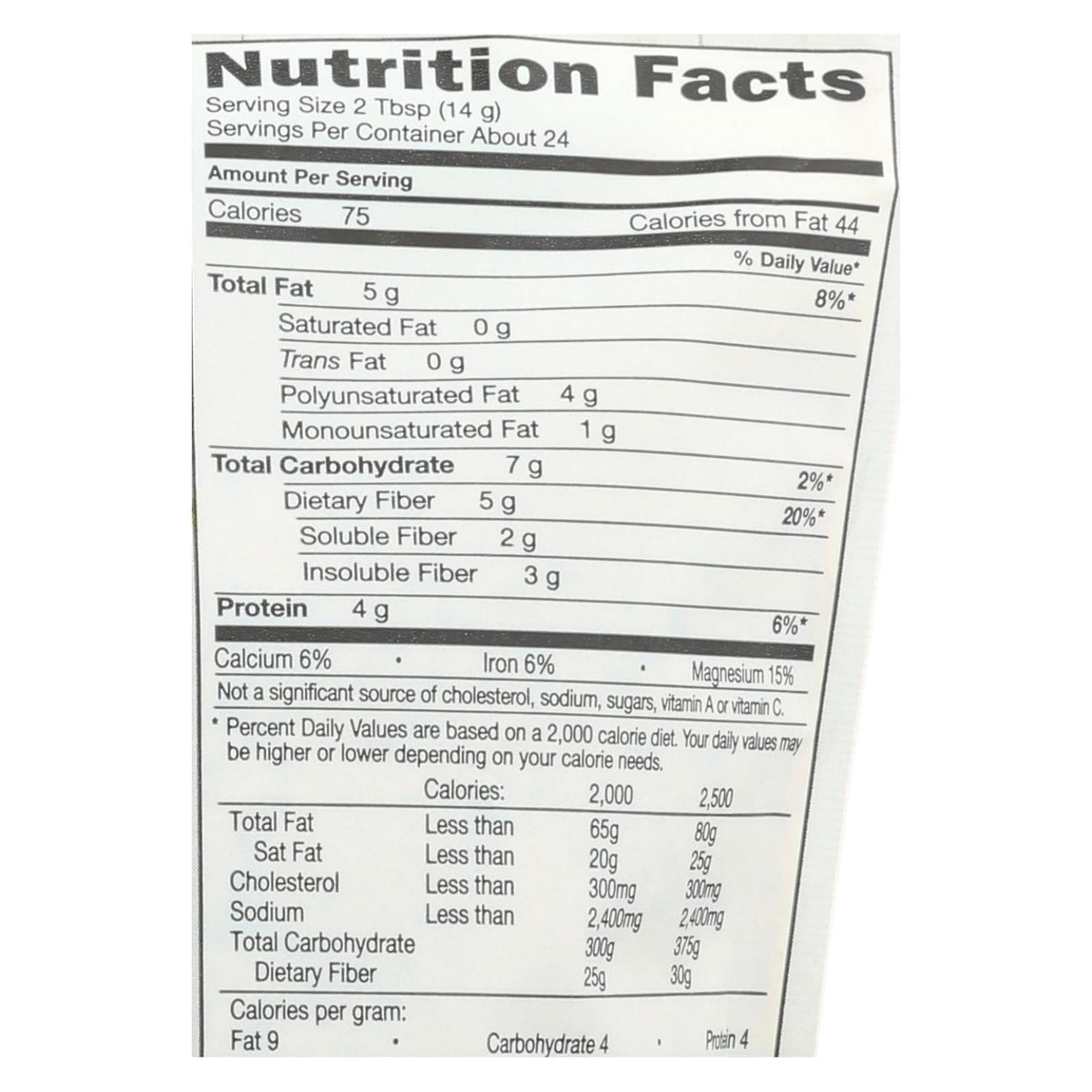 Garden of Life Raw Organics Flax and Chia Blend, 12 Ounce