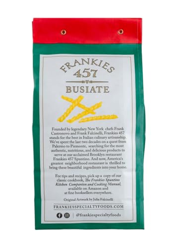 Frankies 457 Organic Busiate Pasta, Case of 6, 1 Pound Bags