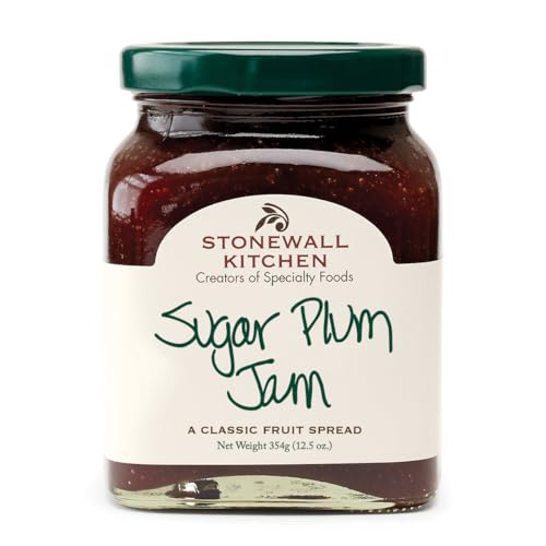 Stonewall Kitchen Sugar Plum Jam, Case of 12, 12.5 Ounce Jars