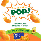 Sensible Portions Mac and Cheese Veggie Puffs, Case of 6, 3.75 Ounce Bags