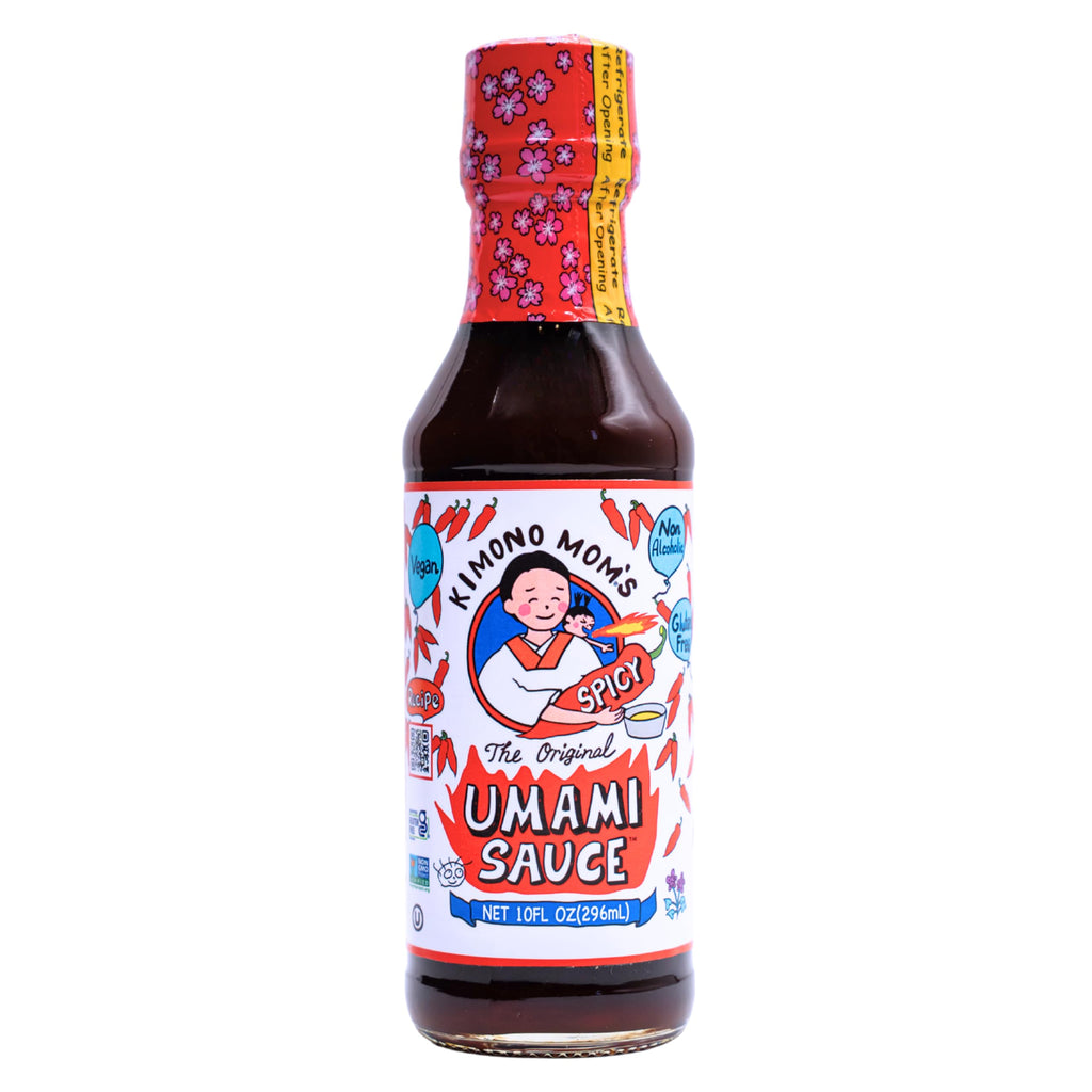 Kimono Mom's Spicy Umami Sauce, Case of 6, 10 Fluid Ounce