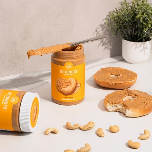 Octonuts Crunchy Cashew Butter, Case of 8, 16 Ounce