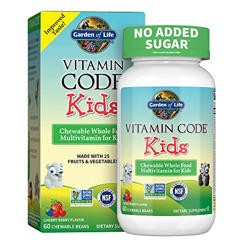 Garden of Life Vitamin Code Kids Multivitamin, 60 Chewable Bears