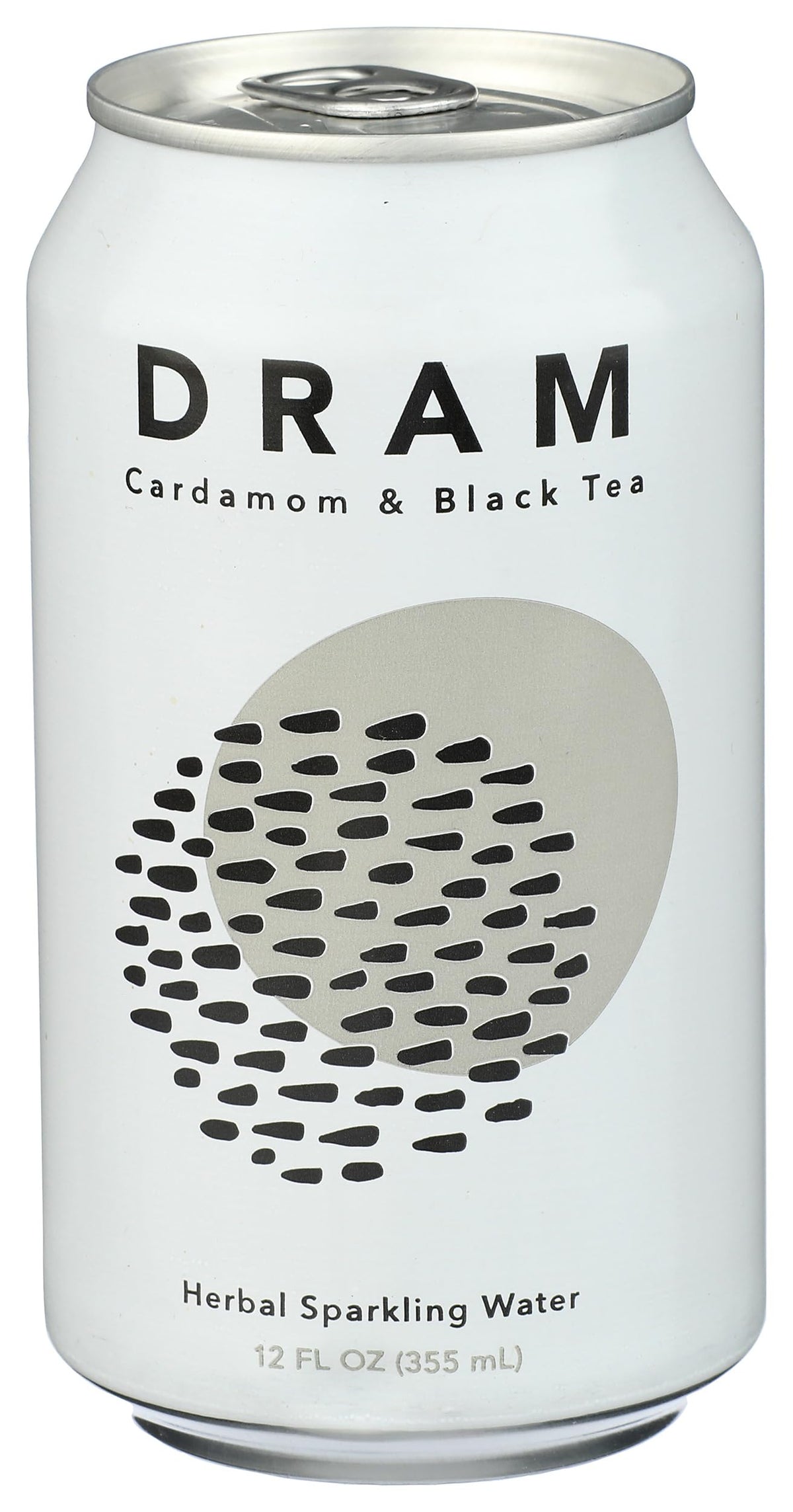 Dram Sparkling Water Cardamom And Black Tea, Case of 24, 12 Fluid Ounce Cans