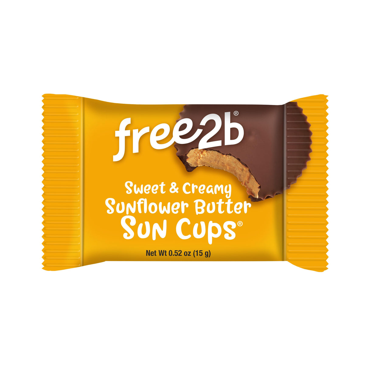 Free 2 B Sun Cups Chocolate Halloween, Case of 12, 20 Count