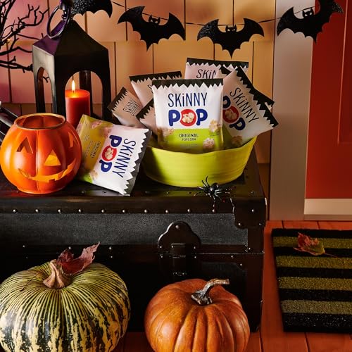 SkinnyPop Original Halloween Popcorn, Case of 3, 6 Ounce Bags