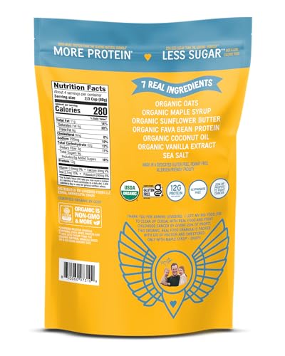 Lovebird Organic Protein Maple Butter Granola, Case of 6, 8 Ounce