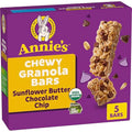 Annie's Homegrown Organic Sunbutter Chocolate Chip Granola Bars, Case of 12, 4.45 Ounce
