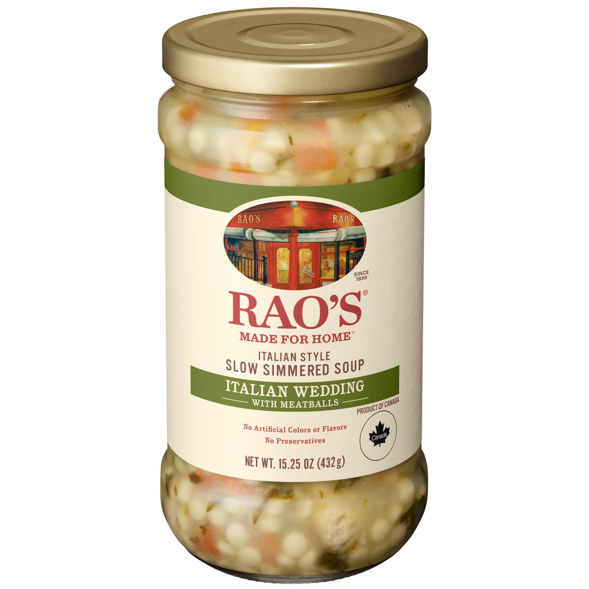 Rao's Italian Wedding Soup, Case of 6, 15.25 Ounce