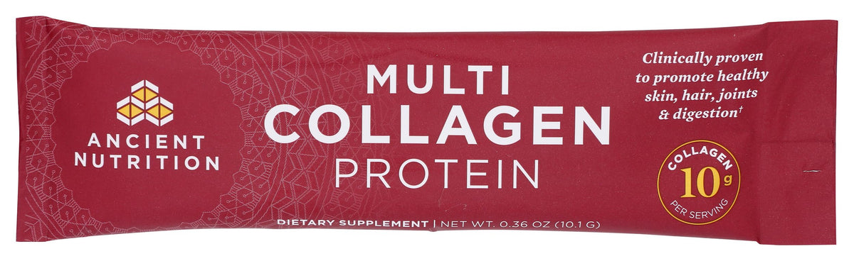 Ancient Nutrition Multi Collagen Packets, Case of 40, 0.36 Oz