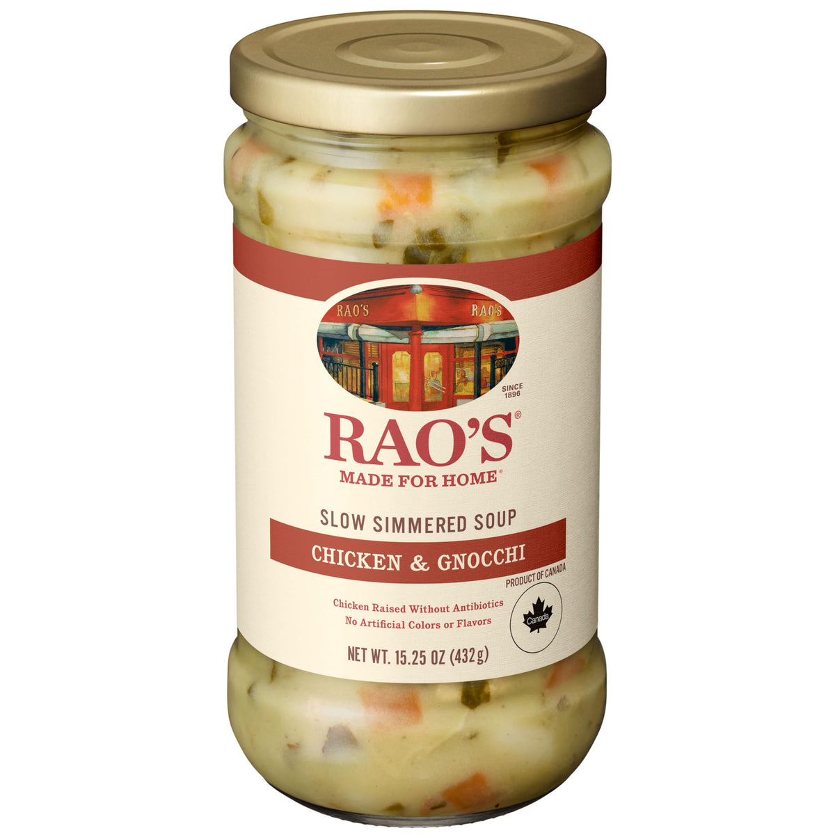 Rao's Chicken Gnocchi Soup, Case of 6, 15.25 Oz