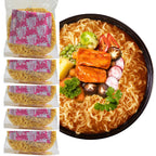 A-Sha Foods Hot Spicy Ramen Noodle Soup Packets, Case of 8, 11.3 oz