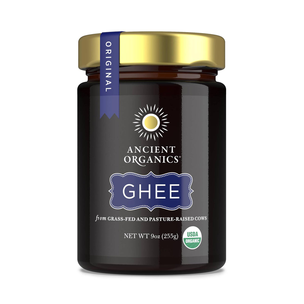 Ancient Organics Organic Original Ghee, Case of 6, 9 fl oz