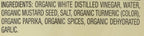 Suzie's Organics Organic Yellow Mustard, Case of 6, 8 Ounces