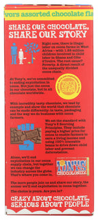 Tony's Chocolonely Tiny Christmas Box Mixed Flavors, Case of 6, 4.13 Ounces