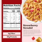 Catalina Crunch Strawberry Strudel Protein Cereal, Case of 6, 8 Ounce Boxes