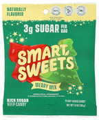 SmartSweets Merry Mix Candy, Case of 14, 1.8 Ounce Bags