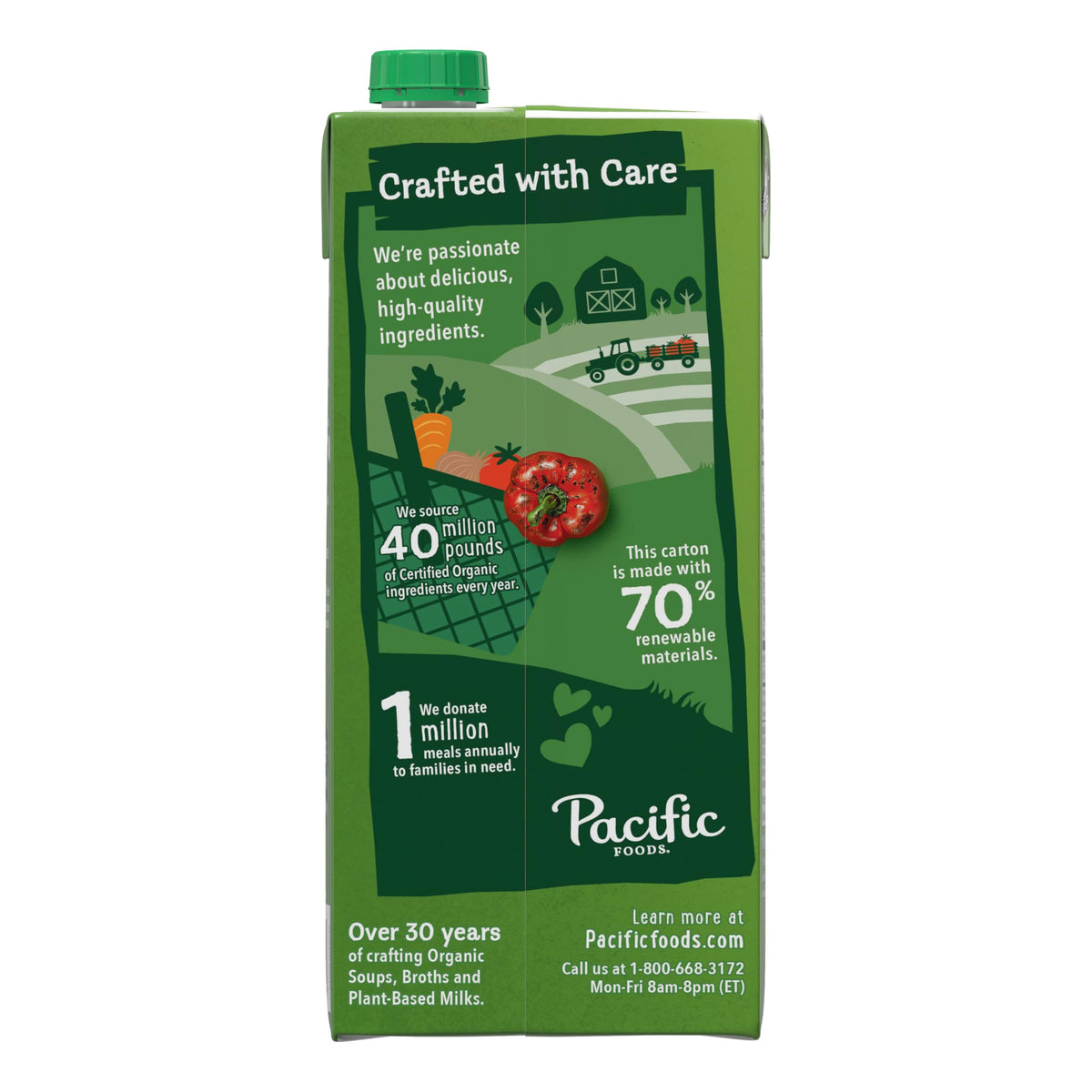 Pacific Foods Organic Roasted Red Pepper and Tomato Soup, 32 fl oz, Case of 12