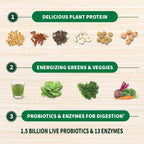 Garden of Life Raw Organic Protein and Greens Chocolate, 21.51 oz