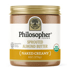 Philosopher Foods Organic Naked Creamy Almond Butter, 6 oz, Case of 6