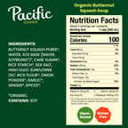 Pacific Foods Organic Butternut Squash Soup, 32 fl oz, Case of 12