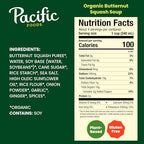 Pacific Foods Organic Butternut Squash Soup, 32 fl oz, Case of 12