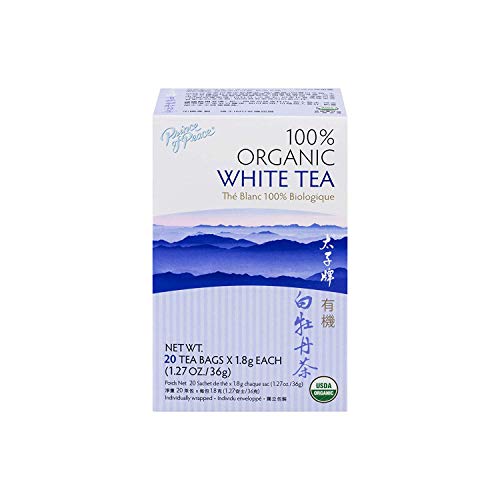 Prince of Peace Organic Premium White Tea, 20 Tea Bags