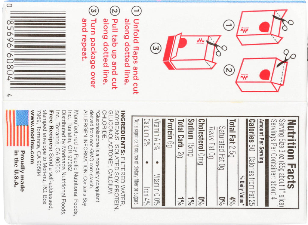 Mori-Nu Silken Firm Tofu, Case of 12, 10.8 Ounce Packs