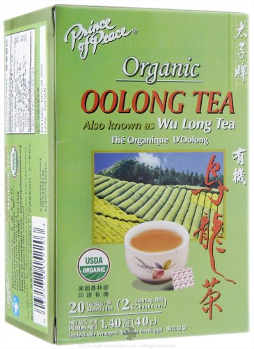 Prince of Peace Organic Oolong Tea, 20 Tea Bags