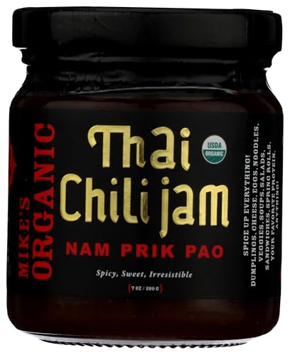 Mike's Organic Curry Love Organic Thai Chili Jam, Case of 4, 7 Oz Jars