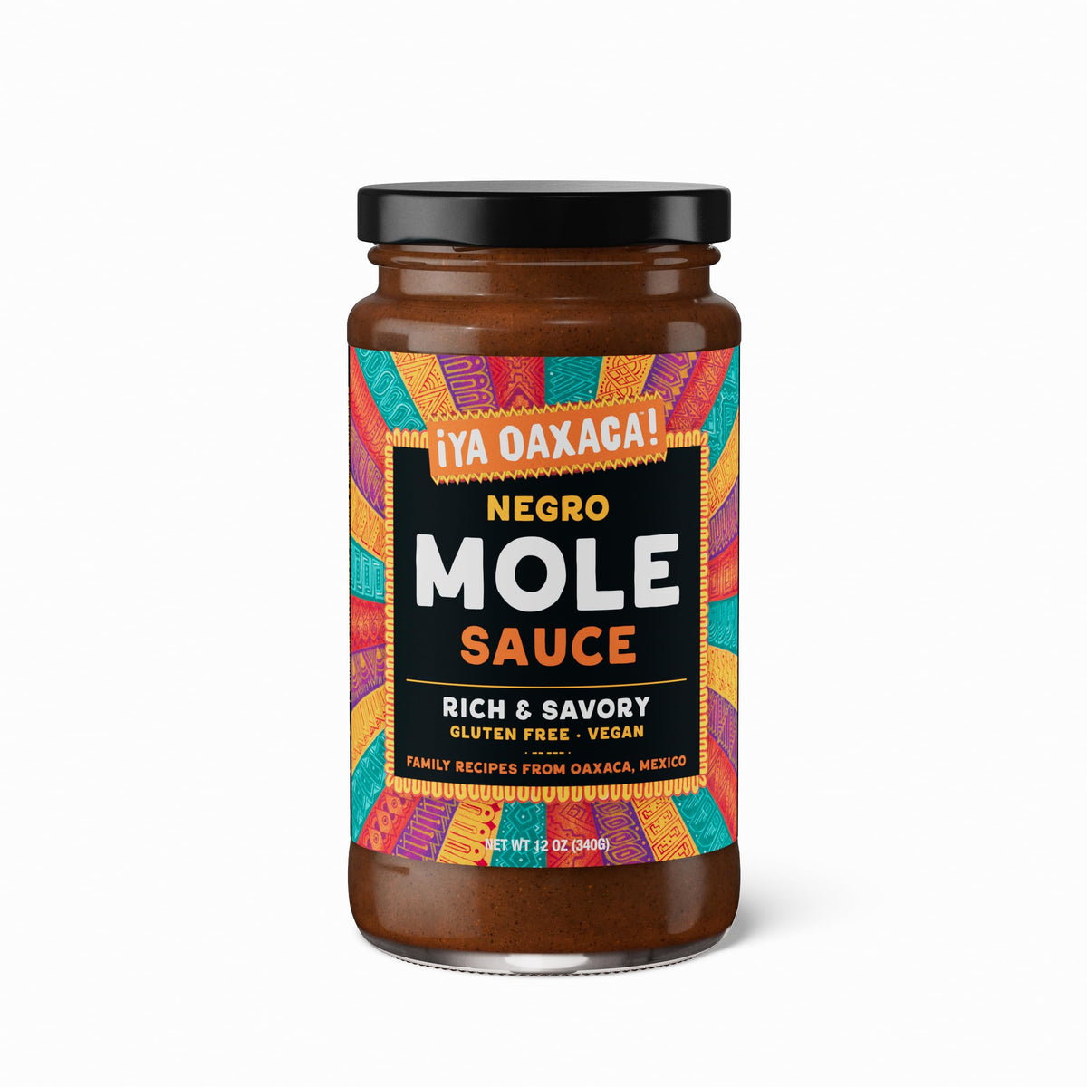 YA Oaxaca Mole Negro Sauce, Case of 6, 12 Ounce
