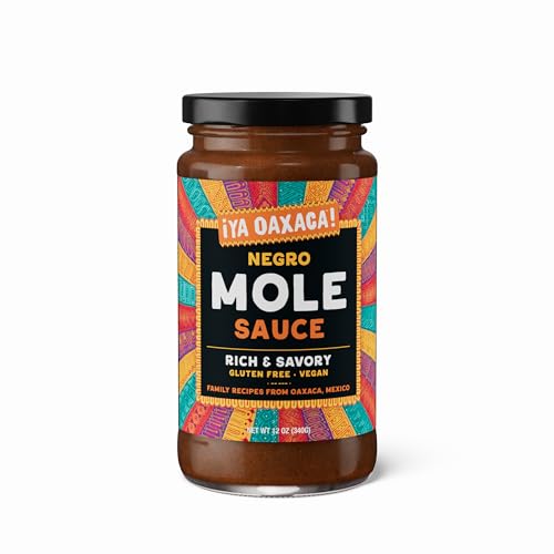 YA Oaxaca Mole Negro Sauce, Case of 6, 12 Ounce