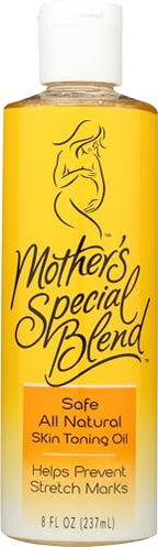 Mountain Ocean Mother's Special Blend All Natural Skin Toning Oil, 8 Fluid Ounce