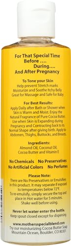 Mountain Ocean Mother's Special Blend All Natural Skin Toning Oil, 8 Fluid Ounce