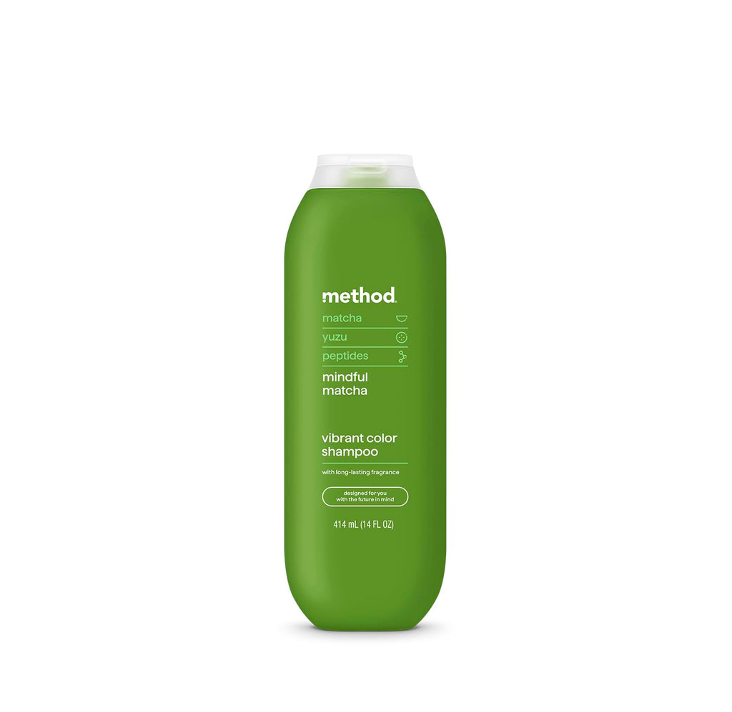 Method Mindful Matcha Vibrant Color Protect Shampoo, Case of 6, 14 Fluid Ounce