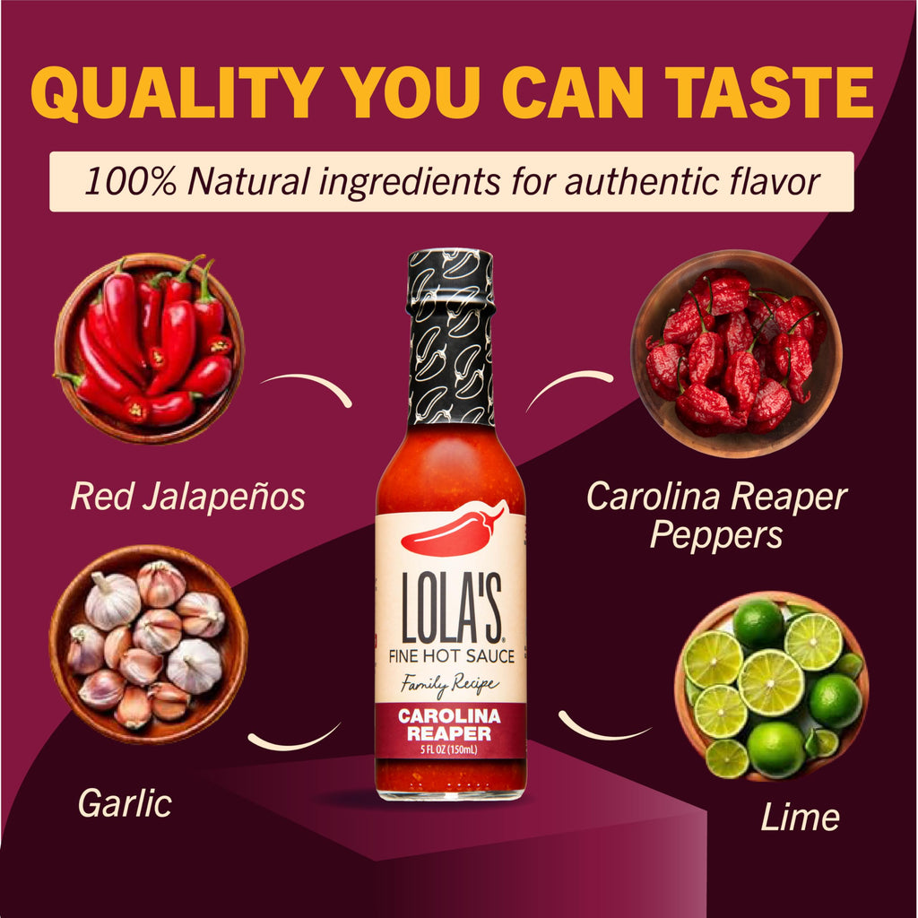 Lola's Fine Hot Sauce, Case of 12, 5 Fluid Ounce