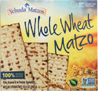 Yehuda Organic Whole Wheat Matzo, Case of 12, 10.5 Ounce
